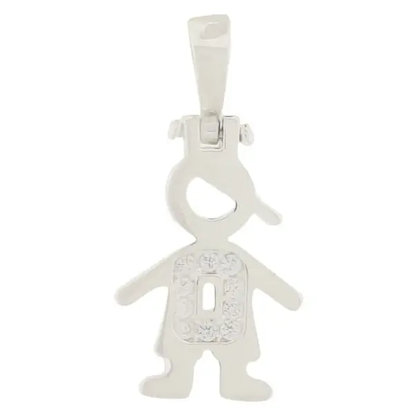Dj NIÑO CON ZIRCONIAS CH , PLATA .925
