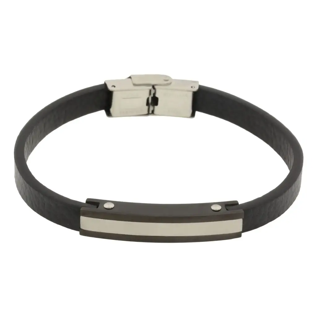 PULS PLACA LÍNEAS NEGRAS, ACERO