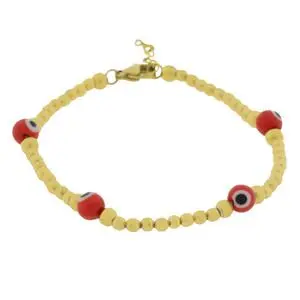 PULS. OJITOS ROJOS Y BOLITAS, ACERO