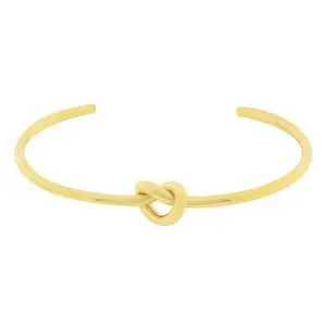 BRAZALETE NUDO, ACERO DORADO