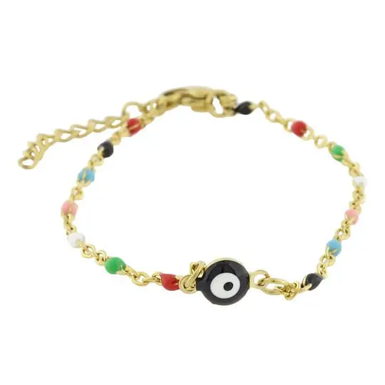 PULS OJITOS COLORES, ACERO DORADO