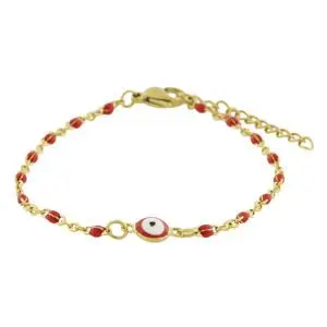 PULS OJITO ROJO, ACERO DORADO