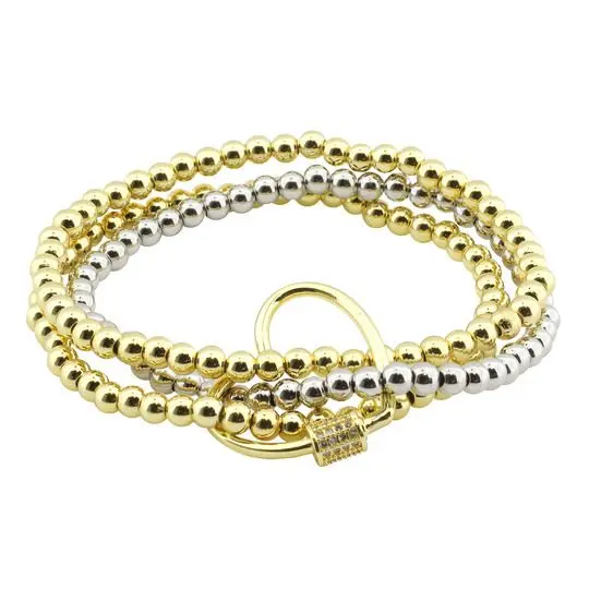 PULS. BOLITAS TRICOLOR CORAZÓN, ACERO