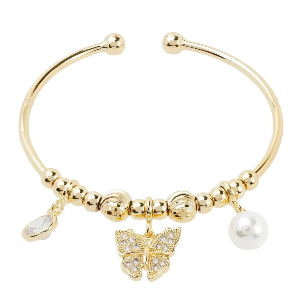 ARO MARIPOSA PAVÉ, CHAPA