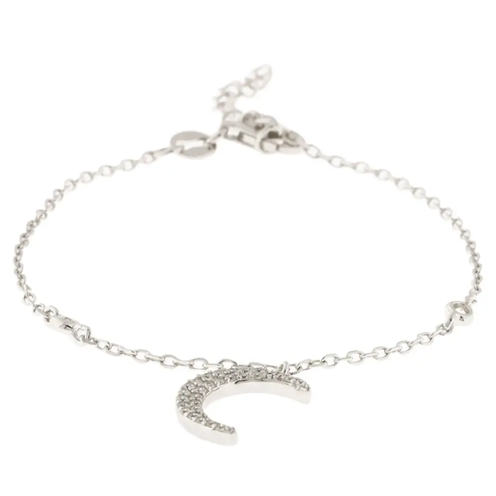 PULS LUNA PLATINADA, PLATA RODIZADA