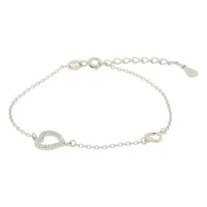 PULS. CORAZONES CALADOS, PLATA RODIZADA