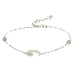 PULS LUNA CON ESTRELLA, PLATA .925