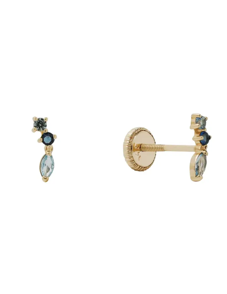 MIX ZAFIRO, ORO 14 K