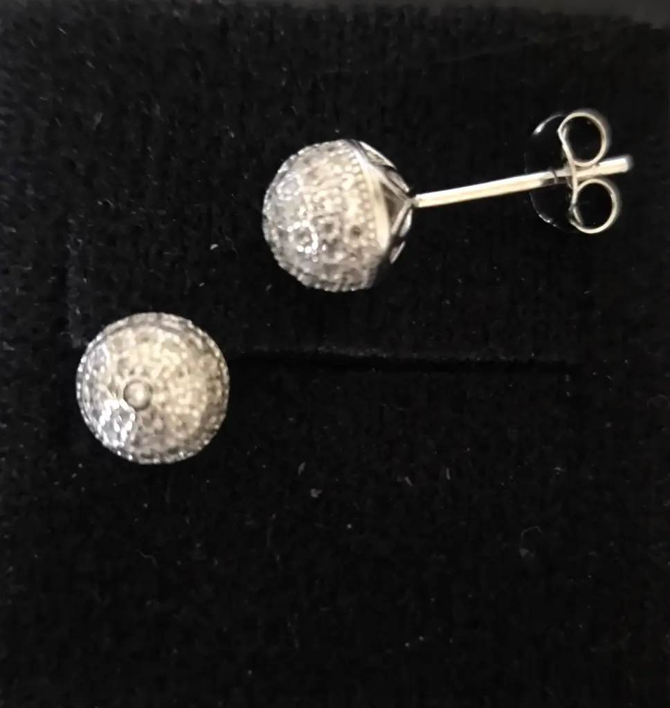 AR ESFERAS PLATINADAS,  PLATA RODIZADA
