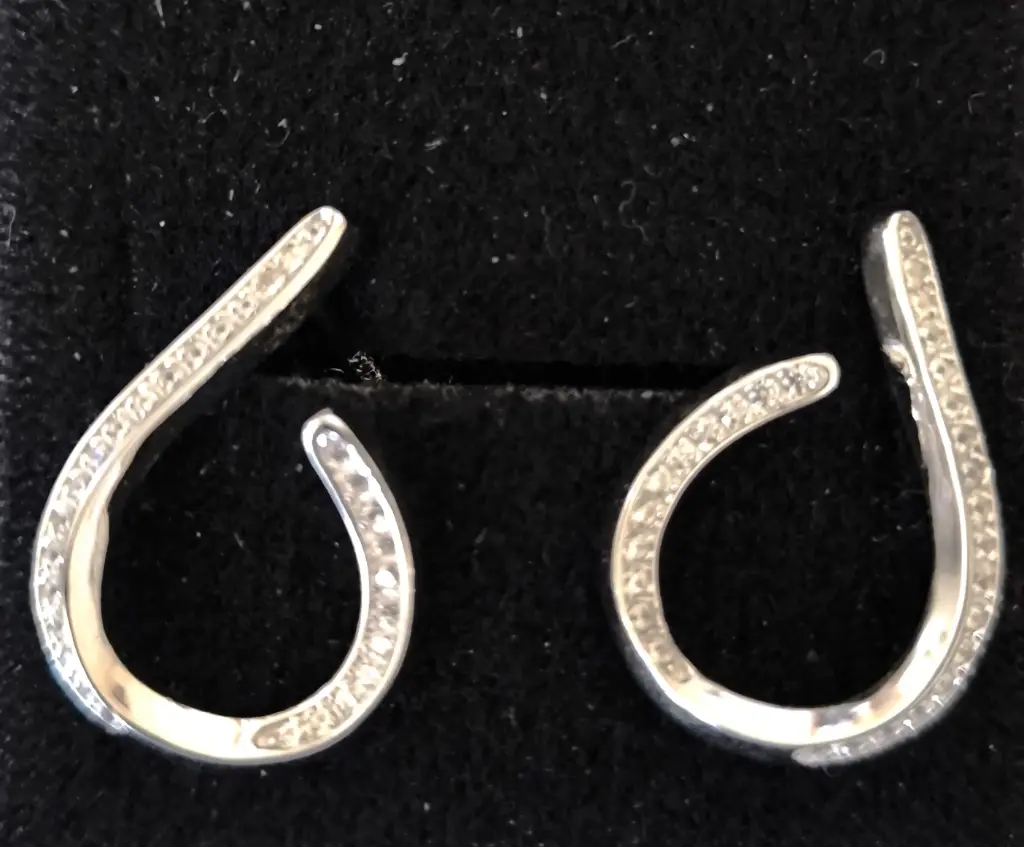 AR GOTA PAVÉ,  PLATA RODIZADA