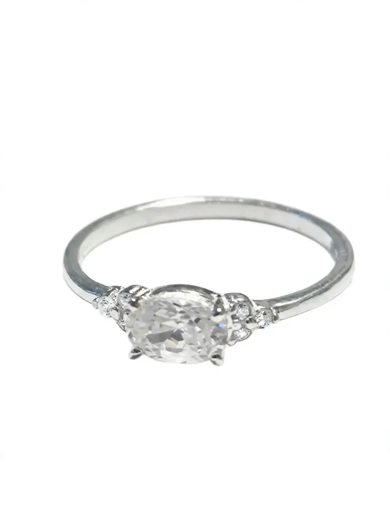AN PIEDRA OVAL, PLATA .925
