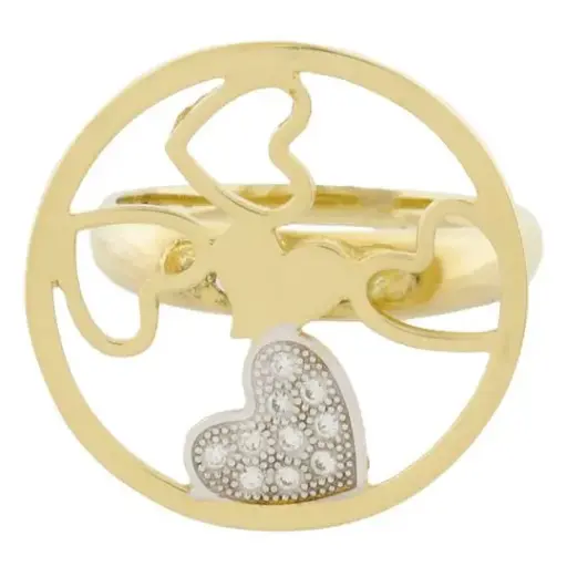 [411001] AN CIRCULO CORAZONES CALADOS