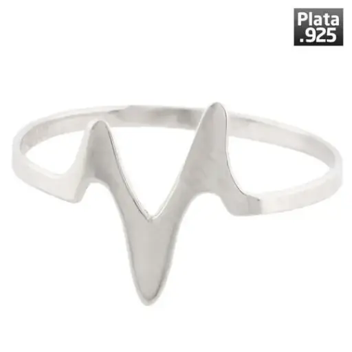 [211002] AN LATIDO, PLATA .925 RODIZADA