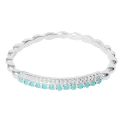 [211047] CHURUMBELA PRINCESS TURQUESA, PLATA RODIZADA