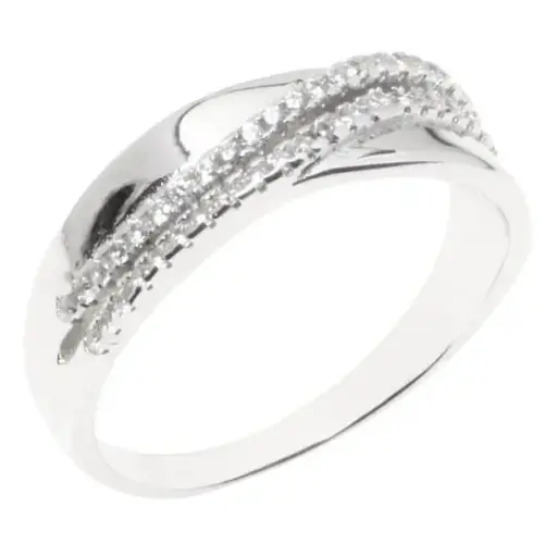 [212048] ARGOLLA DOS LINEAS PLATINADAD, PLATA