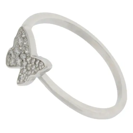[212128] AN MARIPOSA PAVÉ, PLATA .925