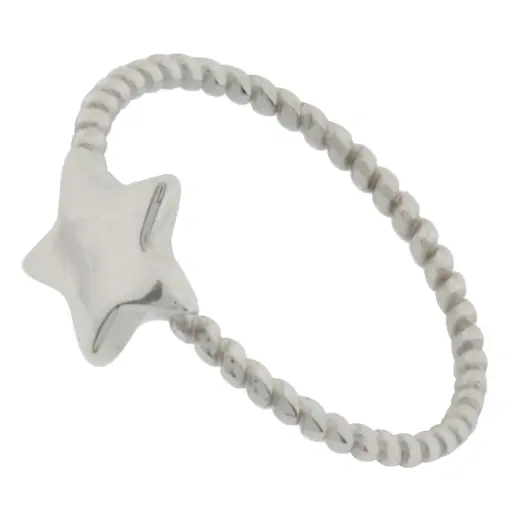 [212162] AN. SOGUILLA ESTRELLA, PLATA .925 RODIZADA