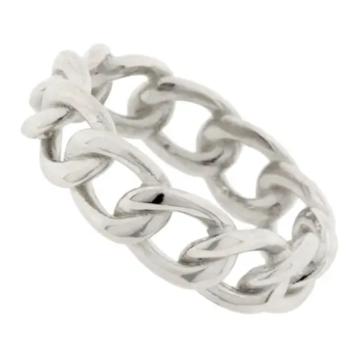 [212200] AN CADENA, PLATA RODIZADA