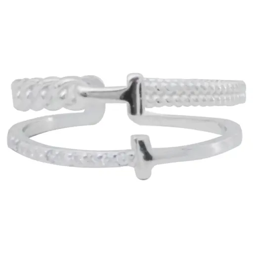 [212229] AN DOBLE CADENAS, PLATA RODIZADA