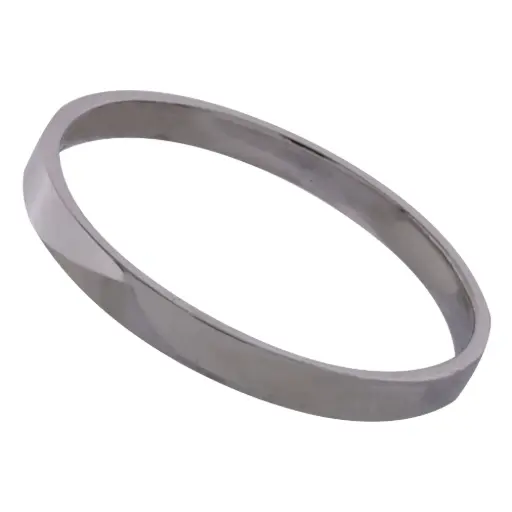 [214029] ARGOLLA LISA TUBULAR, PLATA. 925 CON BAÑO DE RODIO