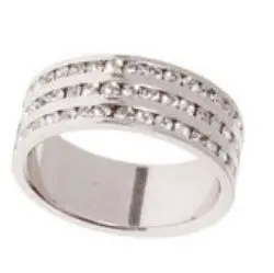 [215006] CATSWW9 ANILLO TRIPLE BLANCO