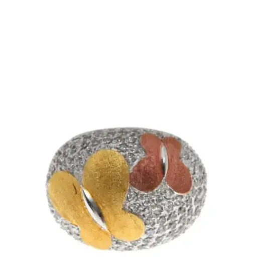 [7502247913318] AZPL-019AN AN CUAJO MARIPOSAS, PLATA CON CIRCONIAS Y DETALLES SATINADOS