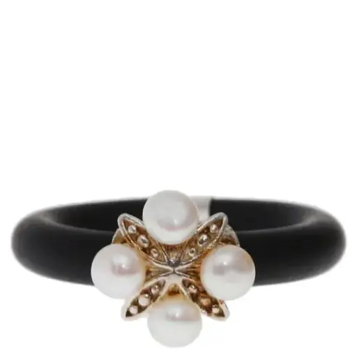 [7502247914261] AZCA-002AN CAUCHO CON BASE DE PLATA CON PERLITAS