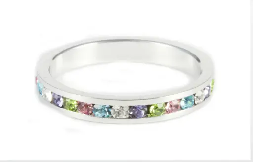 [7502247917217] CASCRB8 ANILLO SENCILLO COMBINACION ARCOIRIS