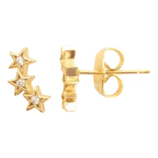 [326001] AR TRES ESTRELLAS CON ZIRCONIAS