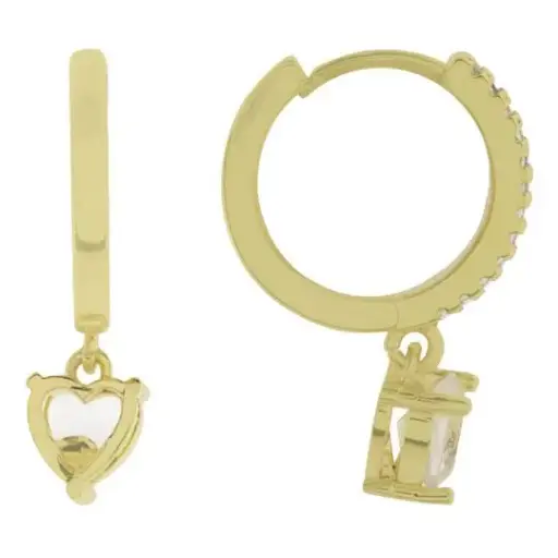 [326018] HUG CORAZÓN COLGANTE, ACERO DORADO