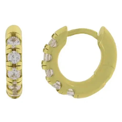 [326020] HUG PIEDRAS BLANCAS, ACERO DORADO