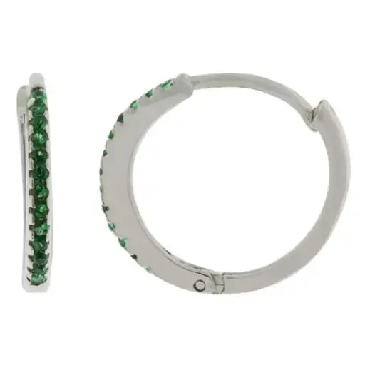[221023] HUG ZIRCONIAS VERDES, PLATA RODIZADA