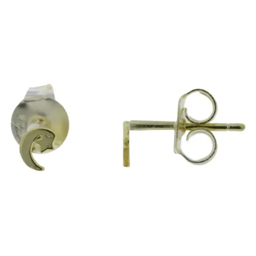 [222213] AR LUNA ESTRELLA, PLATA .925 DORADA