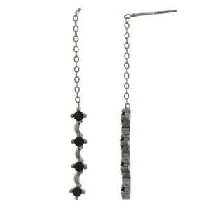 [222343] PENDIENTES PIEDRAS NEGRAS