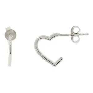 [222346] ARR. SILUETA CORAZÓN, PLATA RODIZADA