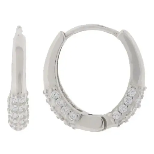 [222398] HUG BLOQUES ZIRCONIAS, PLATA RODIZADA