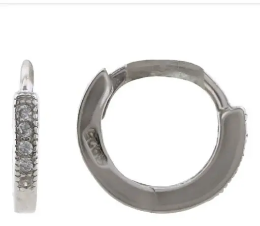 [222431] HG MINI PLATINADOS, PLATA RODIZADA