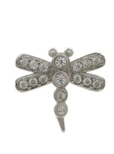 [222465] AR LIBELULAS, PLATA RODIZADA