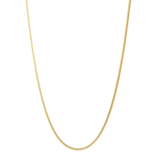 [382013] CADENA PLANCHADA DELGADA, ACERO DORADO