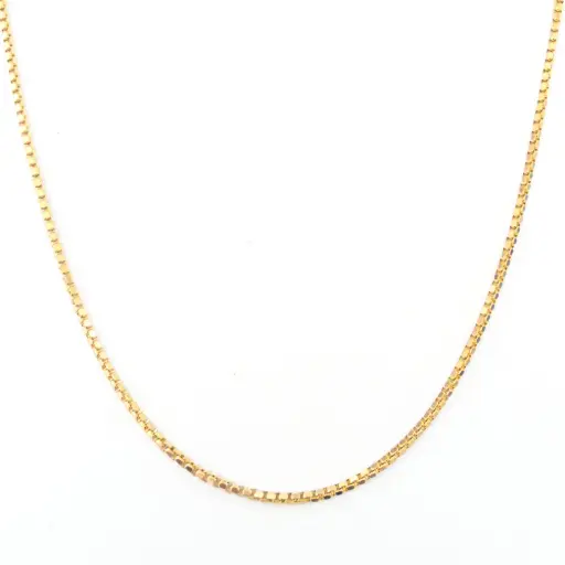 [382030] CADENA VENECIANA 50CM, ACERO DORADO