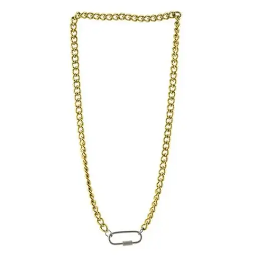 [332092] COLLAR OVALO BICOLOR