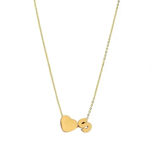 [332147] COLL CORAZÓN S, ACERO DORADO