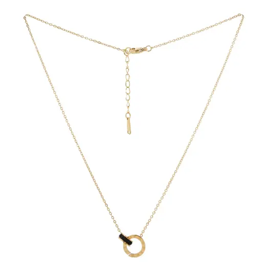 [332154] COLL NUMEROS ROMANOS, ACERO DORADO