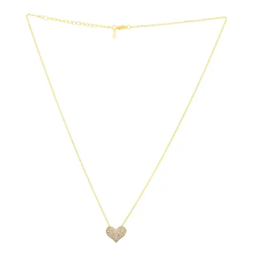 [336003] COLLAR CORAZÓN PAVÉ