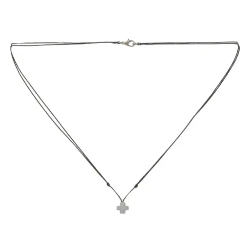 [534006] COLLAR CRUZ HEMTITA E HILO