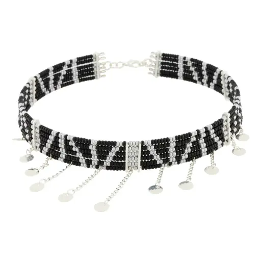 [531004] GARG CHAQUIRAS NEGRA Y PLATEADO