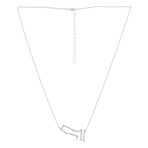 [231017] CONSTELACIÓN GEMINIS, PLATA CON ZIRCONIAS