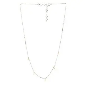 [231027] GARGANTILLA 5 PERLAS, PLATA RODIZADA