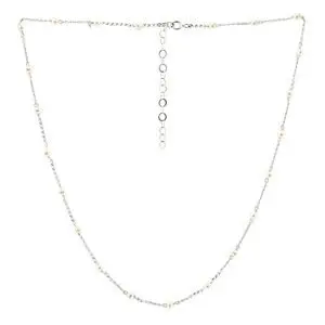 [231028] GARGANTILLA PERLITAS, PLATA RODIZADA