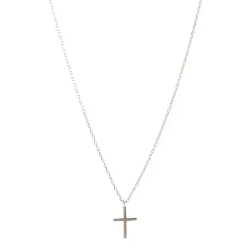 [232035] COLLAR CRUZ LISA. PLATA .925